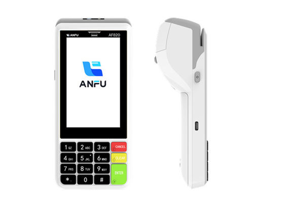 Android 13 4,0 дюймовый сканер QR-кода с ЖК-дисплеем считыватель карт оплата кредитная карта POS терминал AF820
